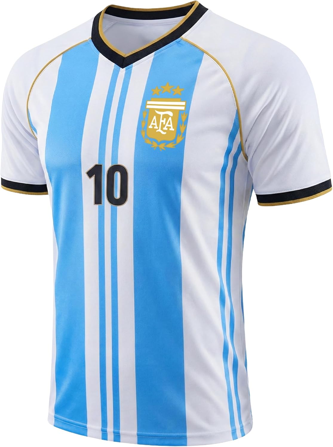 Licensed Lionel Messi #10 Argentina Soccer Shirt – Adult Sizes with Official AFA Crest - Image 3