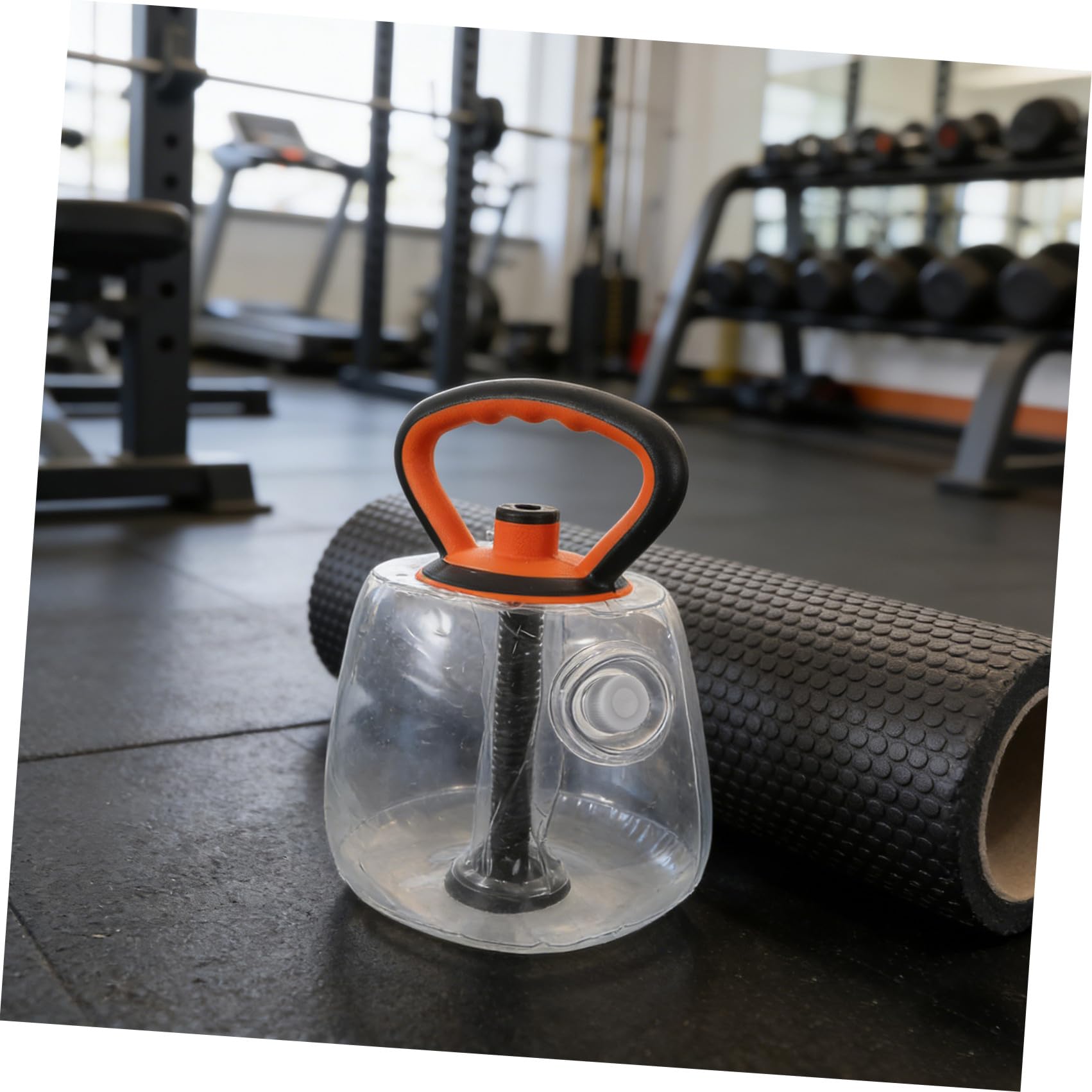 Kettlebell Regolabile Riempito d'Acqua 40 Kg Presa Sicura e Guscio Morbido in PVC, Attrezzatura per Esercizi Gambe e Fianchi, Allenamento Forza per Casa e Palestra
