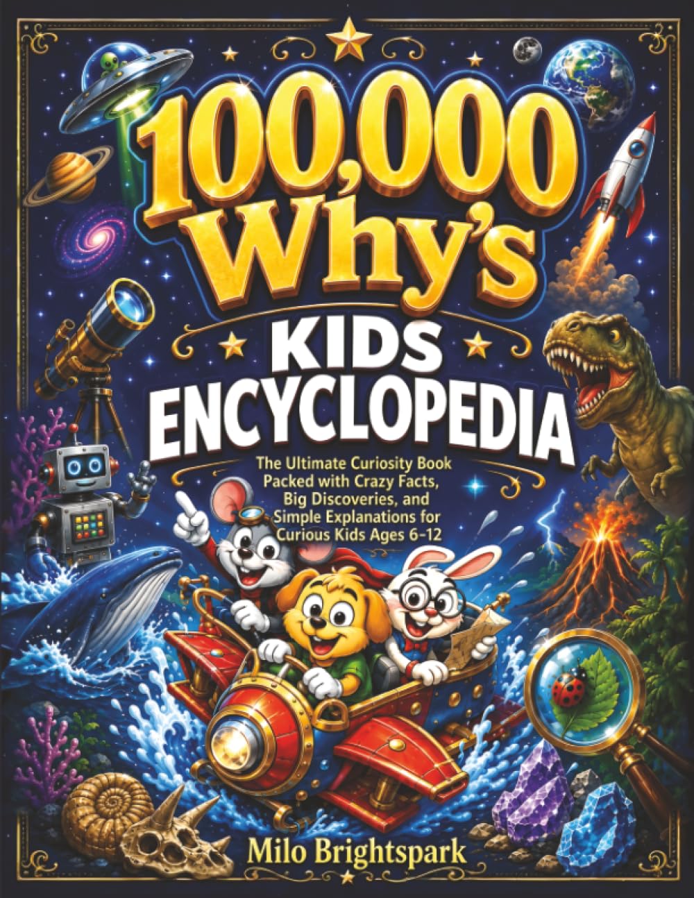 100,000 Why's Kids Encyclopedia: The Ultimate Curiosity Book Packed with Crazy Facts, Big Discoveries, and Simple Explanations for Curious Kids Ages 6–12