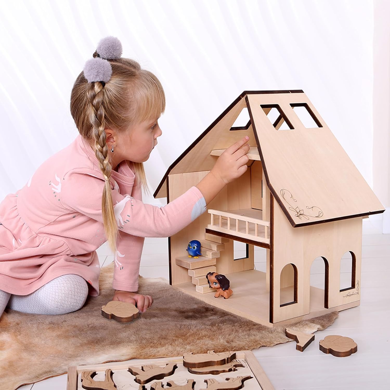 24 Pack Basswood Sheets for Crafts 12x18x1/8 Inch, 3mm Thick Unfinished Plywood for Laser Cutting & Engraving, DIY Ornaments and Architectural Model