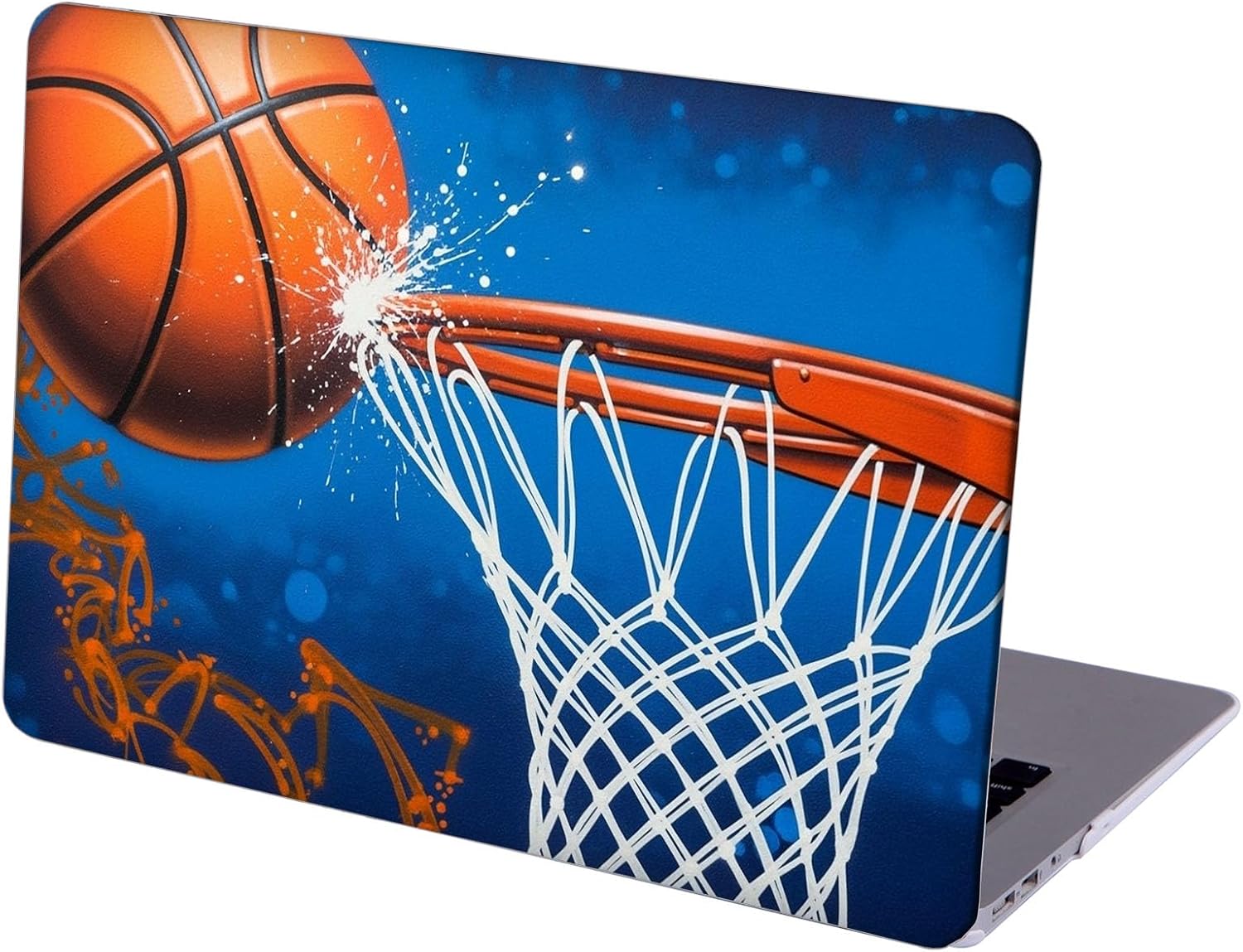 Compatible with MacBook Neo 13-inch, Hard Shell Case with Keyboard Cover and Screen Protector (A3404 A18 Pro chip, 2026 Release) - Basketballs MC21379