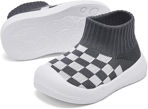 Miniatura 3 de Eashi Zapatos antideslizantes para niños y niñas, transpirables, cálidos, elásticos, con suela de memoria, para proteger los dedos de los pies,