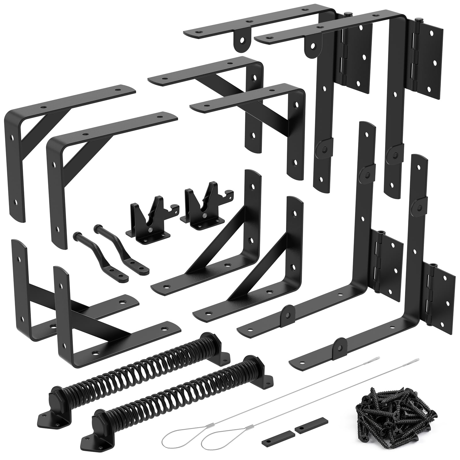 Housolution 2 Set Anti Sag Gate Kit, Heavy Duty Fence Gate Hardware