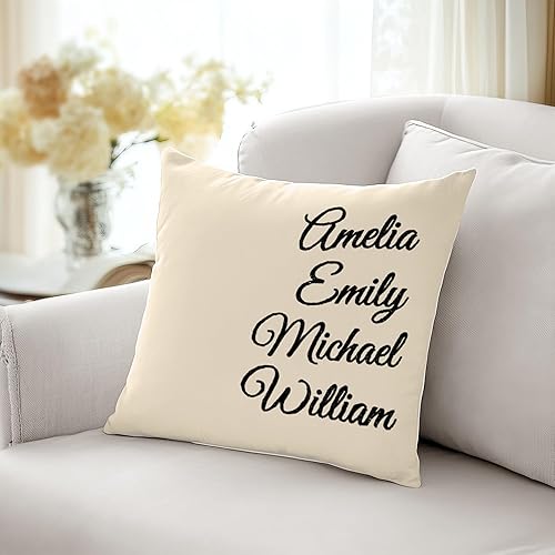 Miniatura 2 de Funda de almohada personalizada  Funda de almohada personalizada  Funda de almohada personalizada con nombre de familia para mamá, almohada