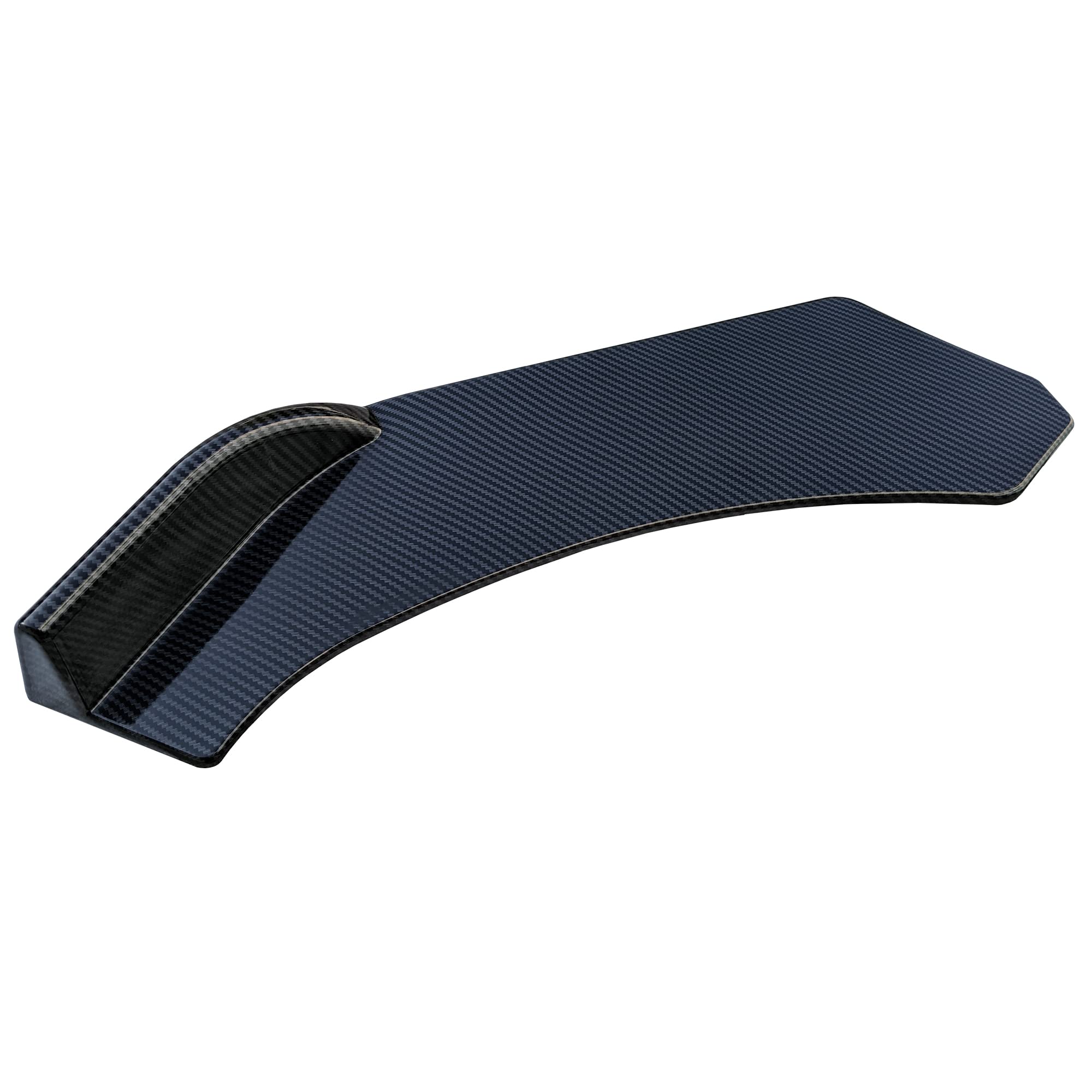 SPLITTER PARAU RTI ANTERIORE UNIVERSALE SIMONI RACING - ABS Nero, Kit 3 Pezzi, Look Sportivo