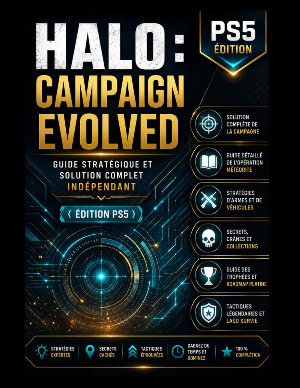 Halo : Campaign Evolved – Guide stratégique et solution complet indépendant (Édition PS5)