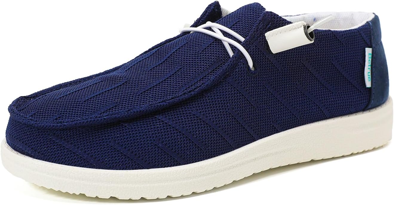 Betrue Women's Lightweight Boat Shoes, Casual Loafers, Slip On Deck Shoes, Breathable Canvas Sneakers - Image 2