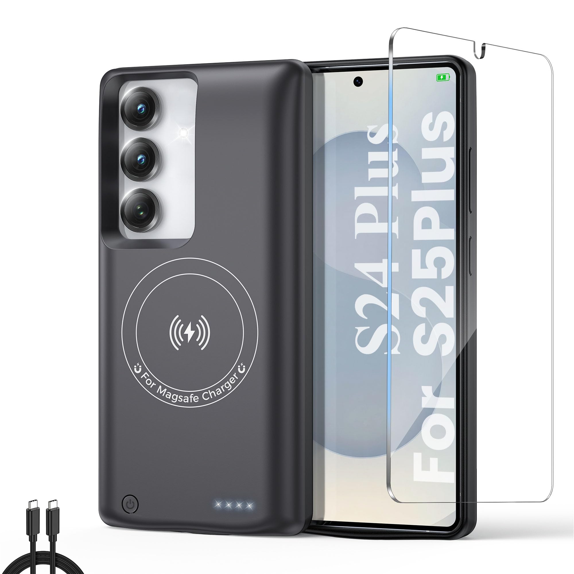 battery cover samsung galaxy s25 plus smart charging case