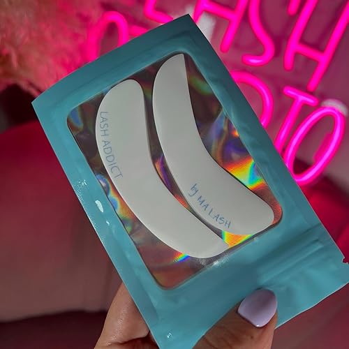 Miniatura 7 de Almohadillas reutilizables de silicona para los ojos, juego de 2 (1 par) - Parches de extensión de pestañas debajo de los ojos para levantamiento de