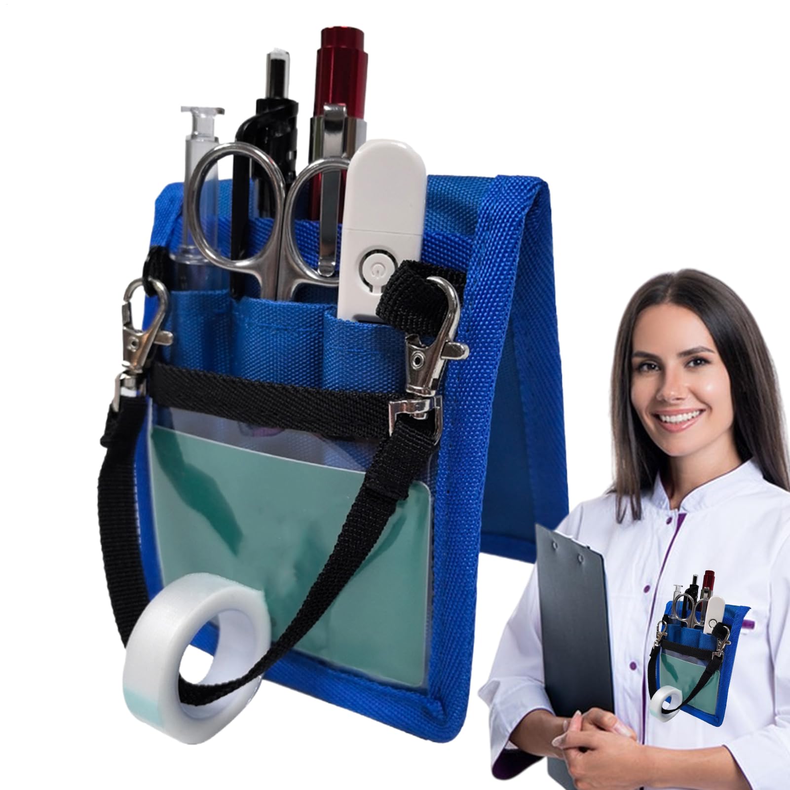Fanny Pack para Enfermeras Bolsa de Cintura con Compartimentos Cinturón de Herramientas