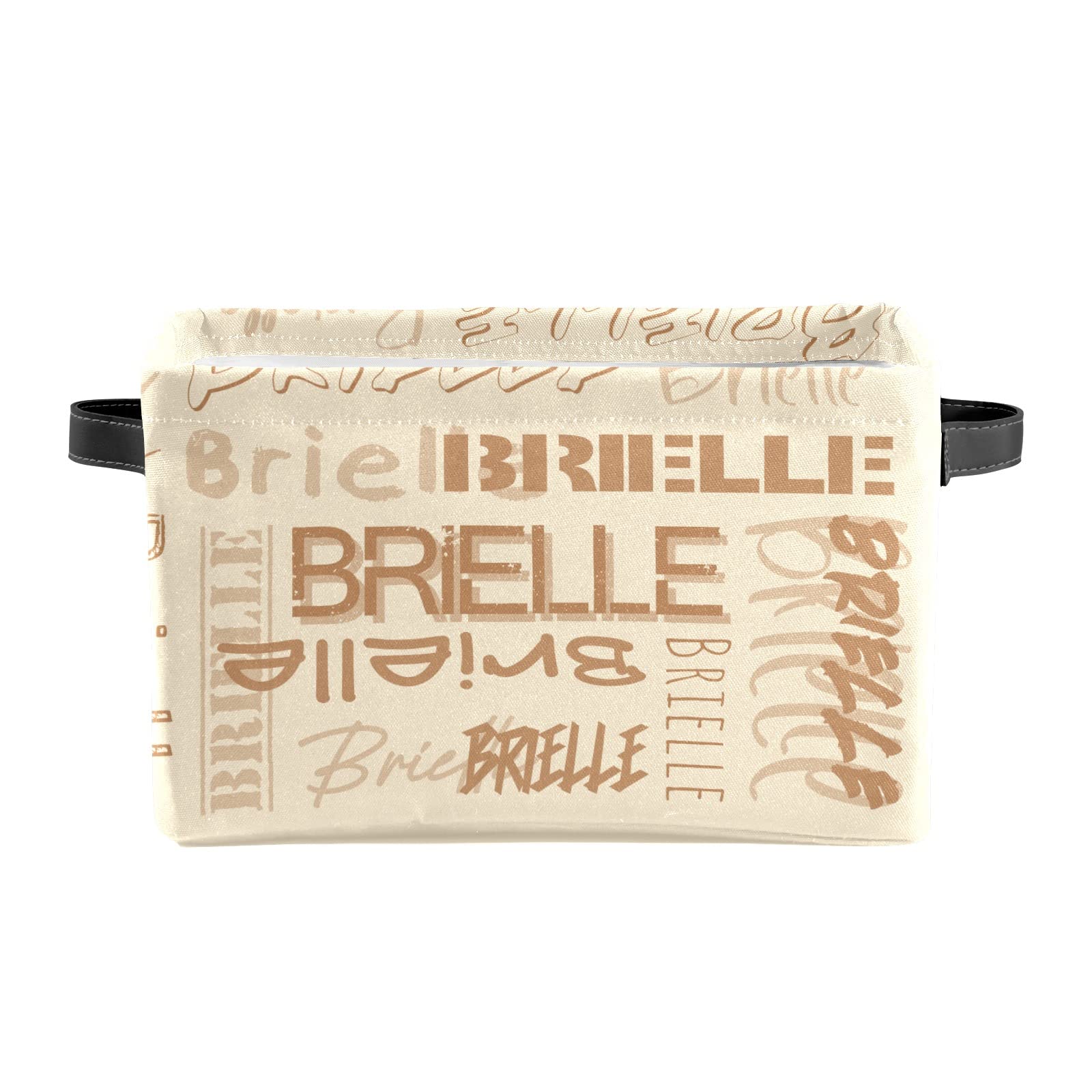 ZAACUSTOM Personalized Storage Bins with Name Custom Kids Storage Basket Cubes Organizer with Handles for Organizing Boys and Girls Toys Shelf Closet Nursery Baskets Boxes, 1 Pack