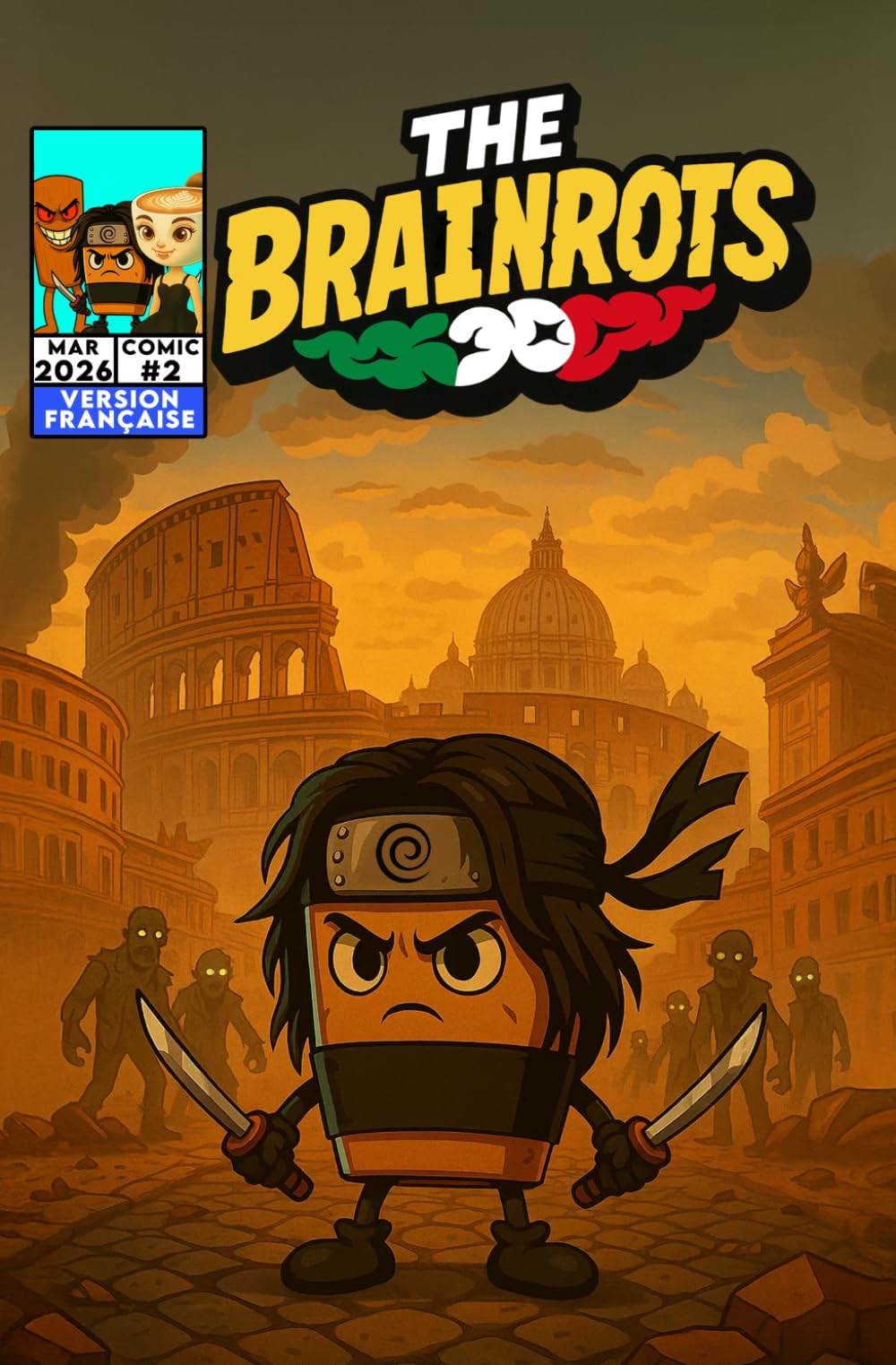 THE BRAINROTS #2 - Numéro Deux - [Version Française] La bande dessinée des personnages Italian Brainrot [ BD Édition spéciale Halloween ]: 4 Histoires en bande dessinée en français