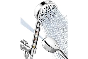 BOWGER 6 Modes High-Pressure Hand Held Power Washer Showerheads