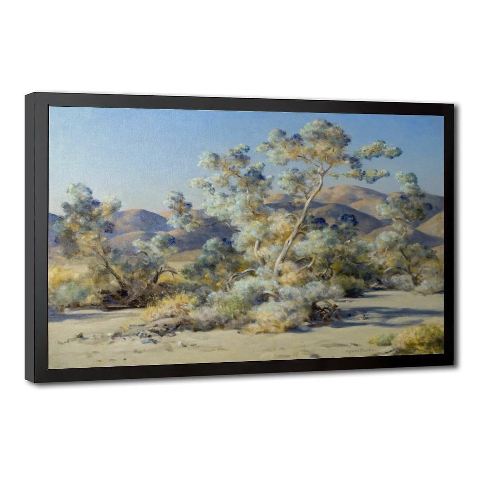 WCYB Smoketree by Agnes Pelton - Mystical Botanical, Symbolist Plant Scene, Ethereal Wall Prints Posters Canvas Deco Paintings Wall Art For Office Hangable