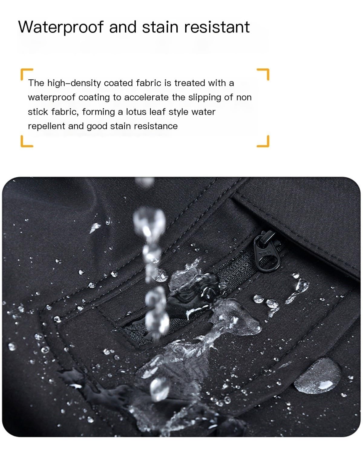 Pantalon De Moto Imperméable Protection/Taille Ajustables Pantalon De Vélo avec Bandes Réfléchissantes