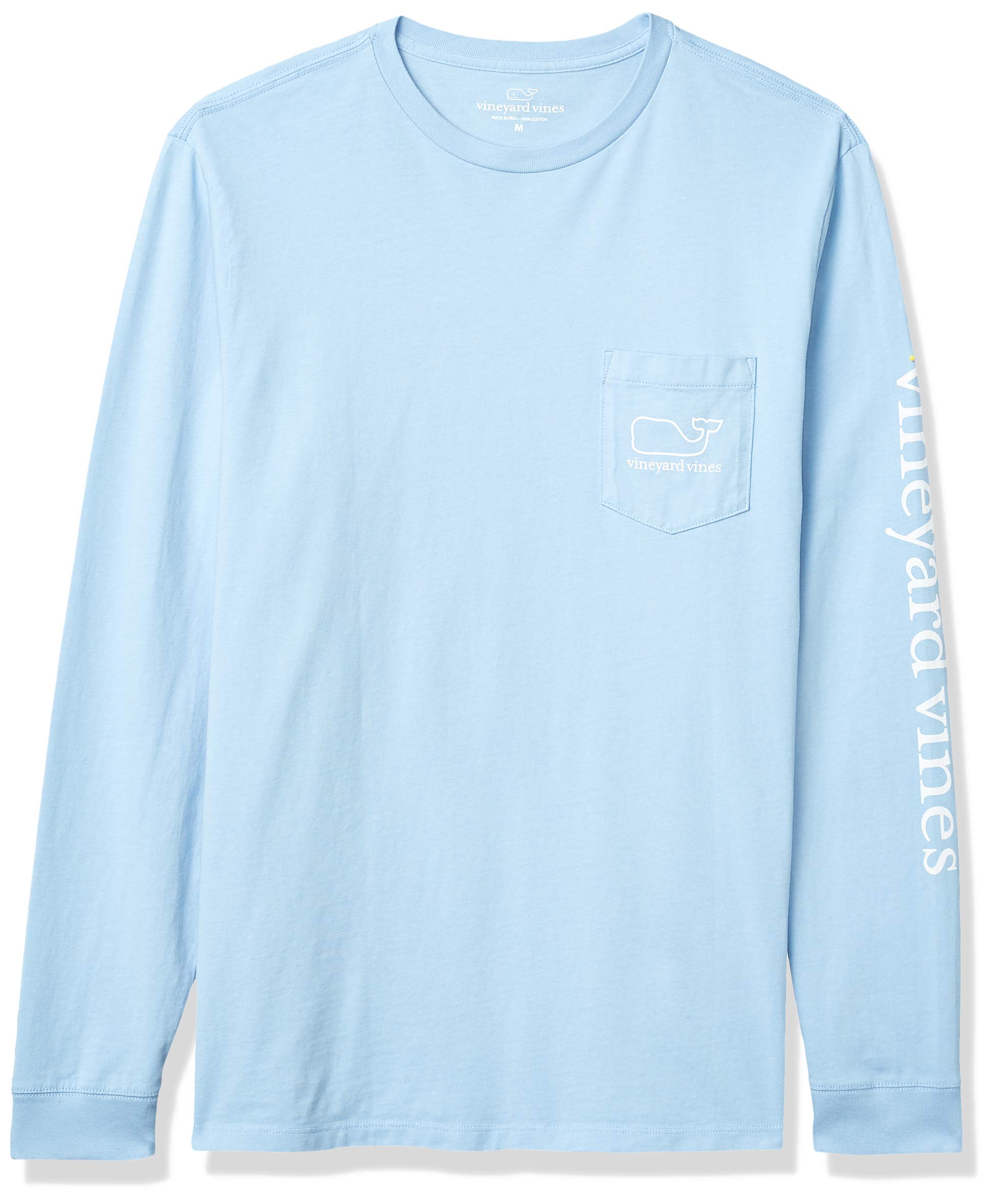 Vineyard Vines Mens Long-Sleeve Vineyard Vine Whale Pocket T-Shirt