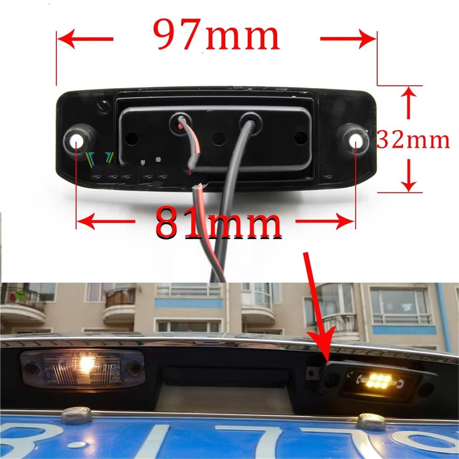 Zamiennik dla Kia For Ceed (ED) 2006 2007 2008 2009 2010 2011 2012 samochodowy monitor cofania noktowizor CCD HD AHD kamera cofania rybie oko (B150 CVBS 680x480) (A120 CVBS 680x48