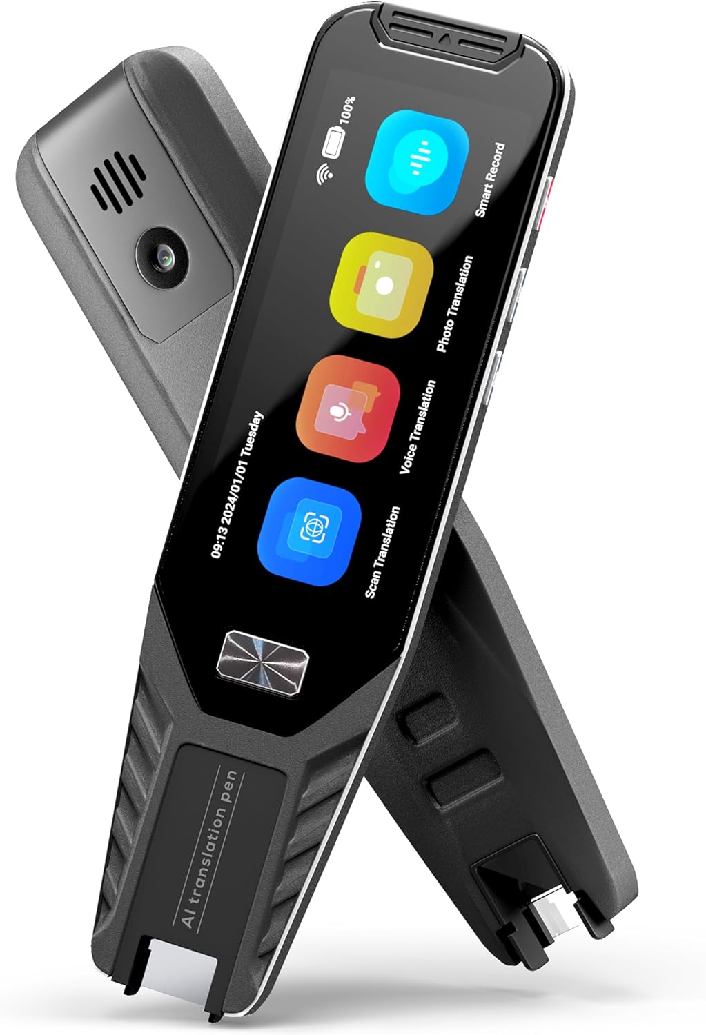 Translator Pen Portable Offline & Online Voice Text Scanner and 140 Language Photo Translator for Dyslexia Students Easy to Use