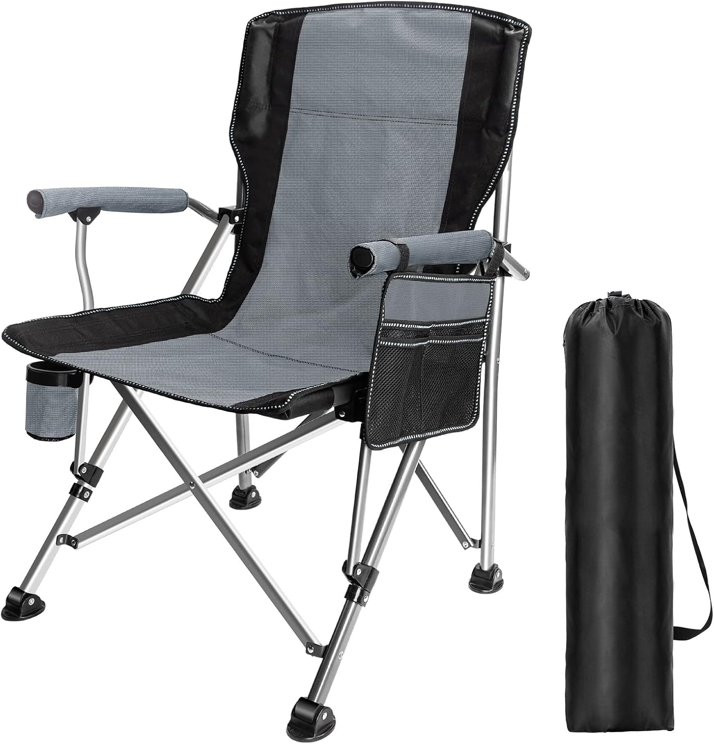 LAMA Folding Camping Chair, Fishing Chair Heavy Duty Beach Chair