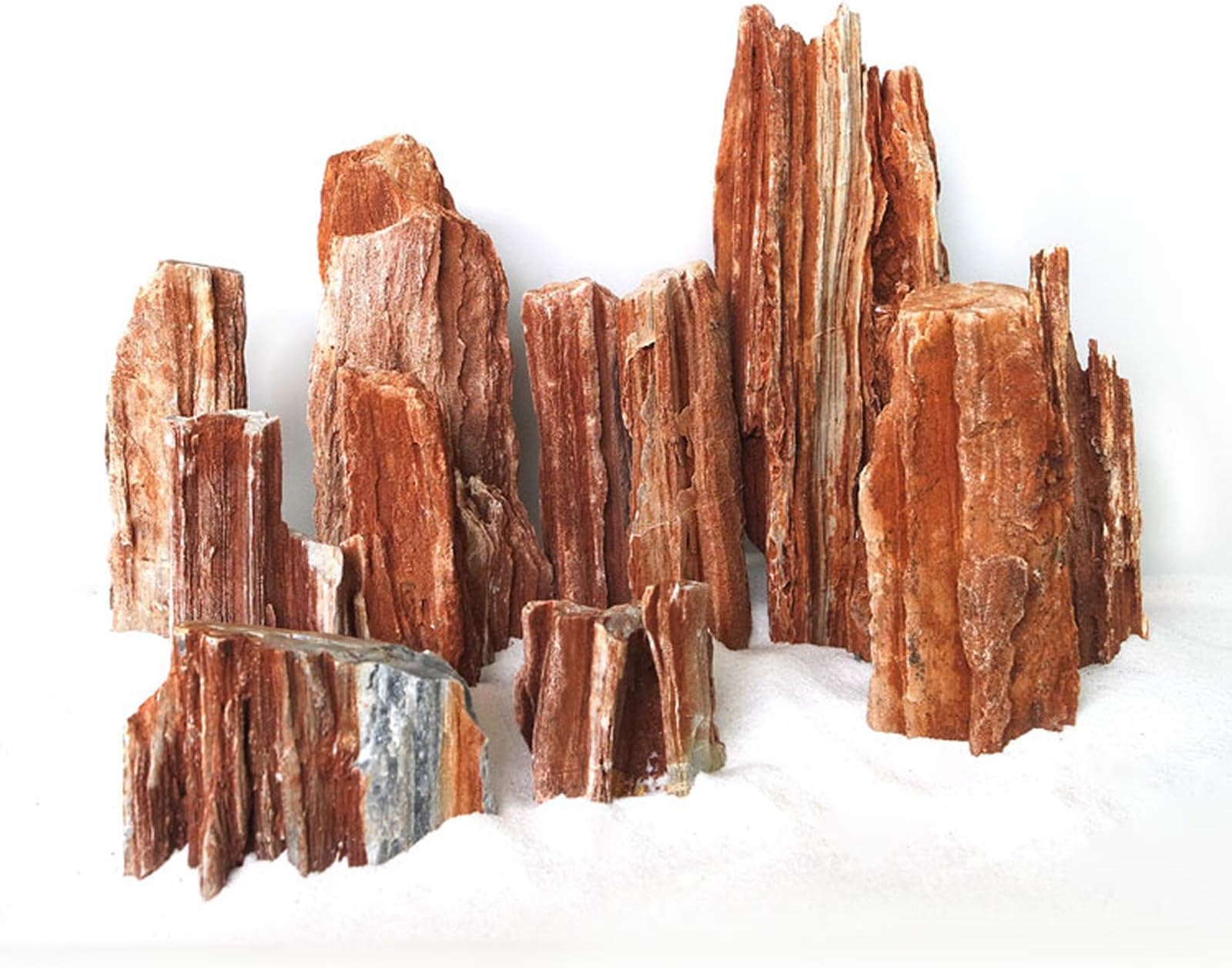 Sagar Aquarium Aquarium Hardscape Materials Planted Aquarium Aquascaping Red Wood Lines Stone 5 kg