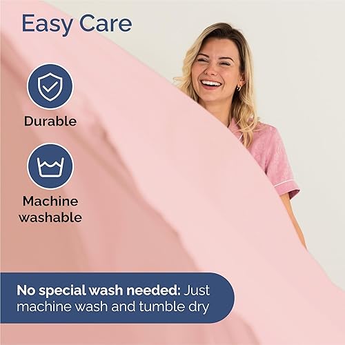 Vista 1007 de Juego de sábanas Split King de 7 piezas, sábanas transpirables y refrescantes, sábanas de hotel, bolsillos profundos, ajuste fácil, suaves y sin