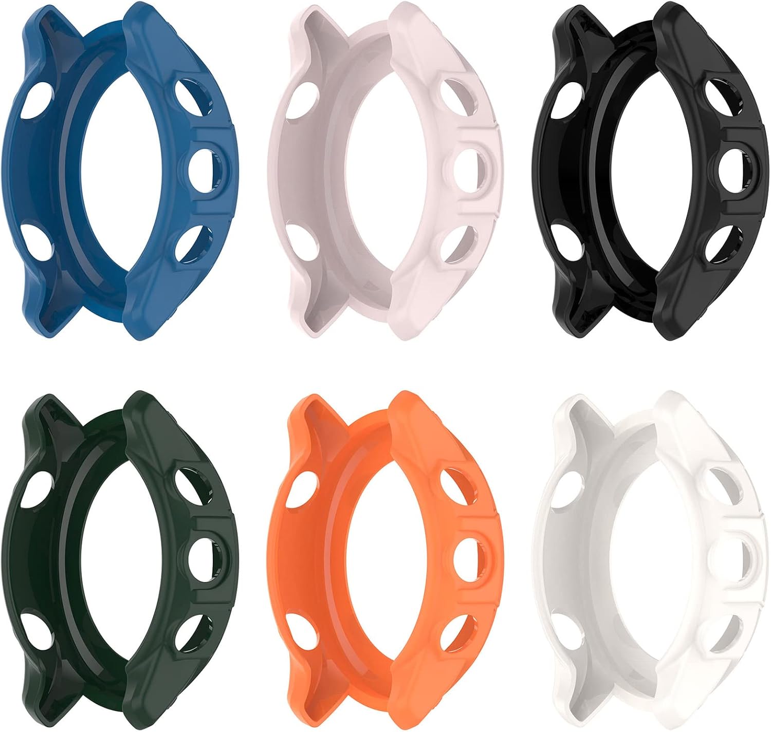 awaduo compatible with garmin forerunner 255s protective case cover smartwatch tpu protective case cover shell protector coverage