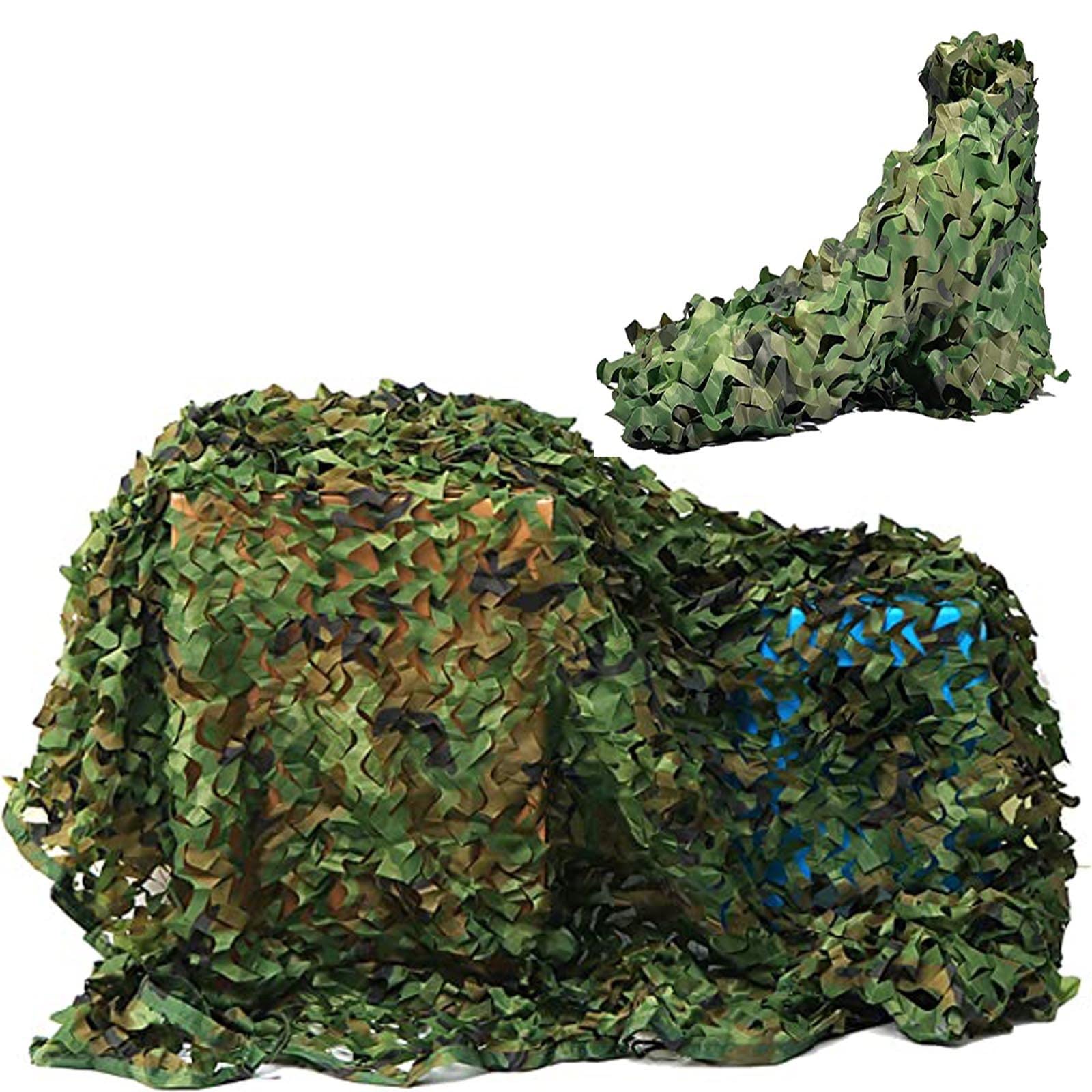 Oudini Camouflanet Woodland Netting Camping Hunting Hide Army Camo Cover 1.5X1.5m Garden Fence Live Launching Game Sunscreen