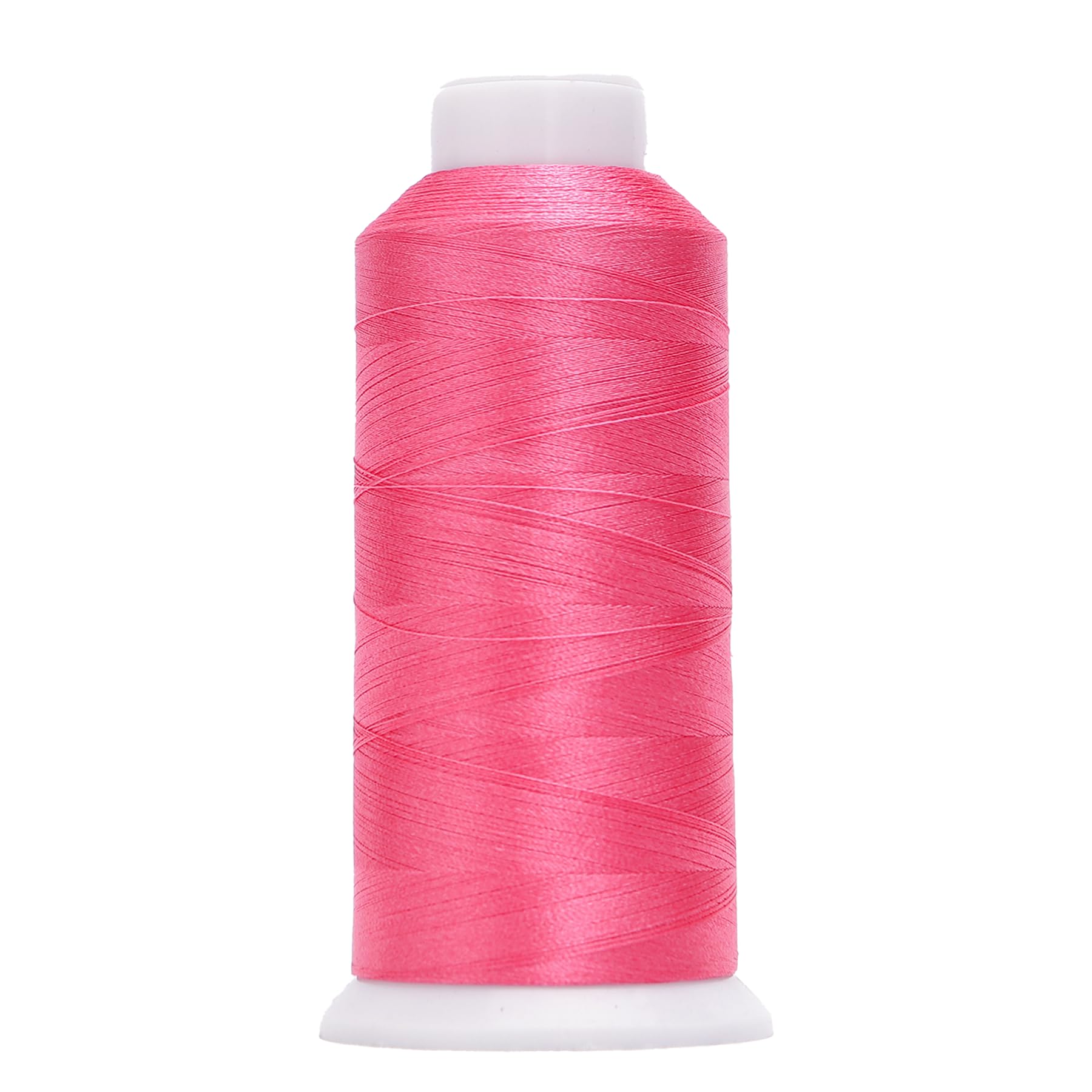 High Tenacity Polyester Embroidery Machine Thread 40WT(120D/2) 4000M Per Spool for Commercial and Domestic Embroidery Machine (Flamingo Pink-1721)