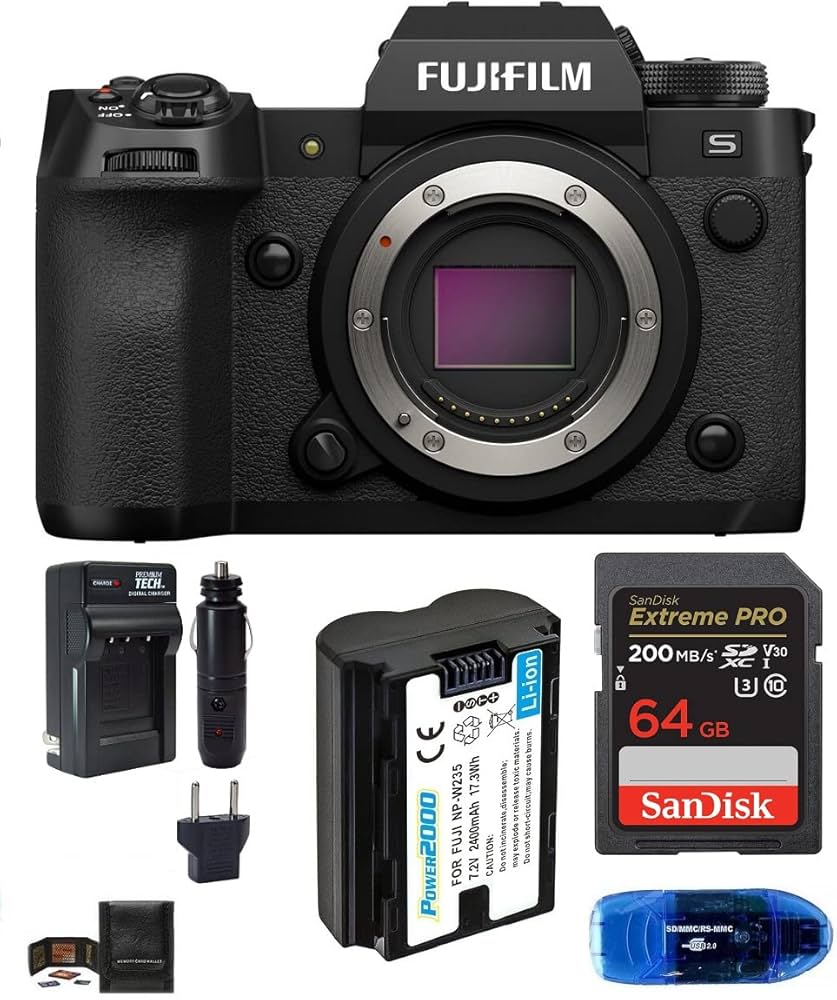 Amazon.com : Fujifilm X-H2S Mirrorless Digital Camera Body Bundle