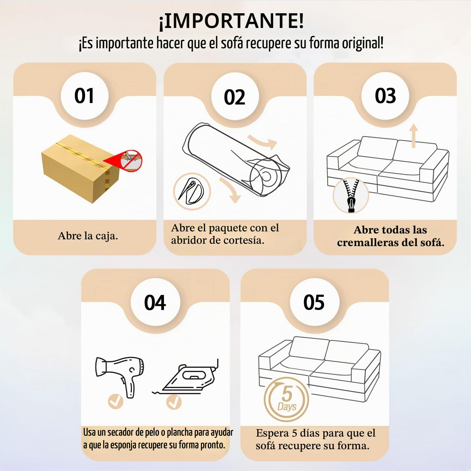 MeMoreCool Sofá de juegos para niños, espuma suave con bloques de construcción, un emocionante patio de juegos interior para la habitación de los niños, ideal para niños, color beige