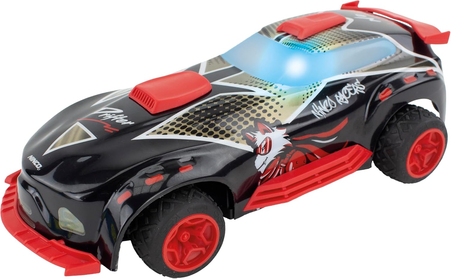 Ninco - Remote Controlled Car Drifter with Rechargeable Battery and Lights Programmable: Record Movements and Play Alone. Ages 6+ (NH93199)