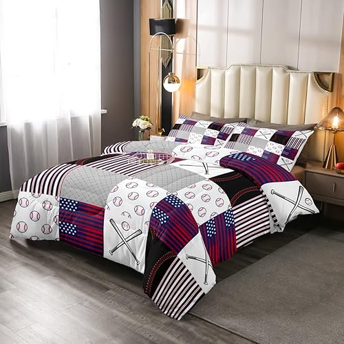 Vista 155 de Juego de edredón de bandera estadounidense, juego de ropa de cama tamaño Queen, juego de ropa de cama militar con armas del ejército para niños