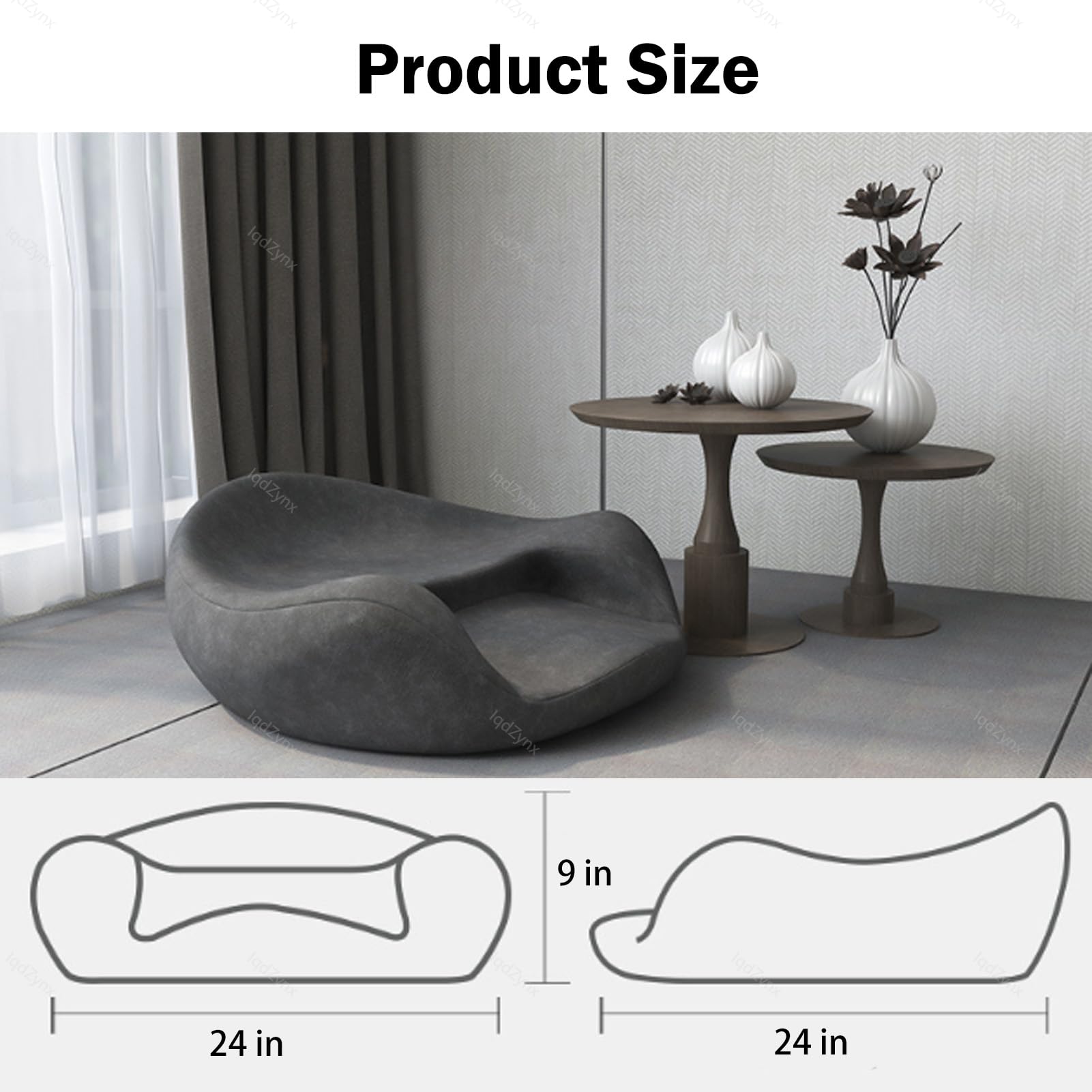 Ergonomiczna poduszka do medytacji na podłogę z zakrzywionym oparciem i pianką memory foam do jogi, ćwiczeń uważności i długich sesji siedzenia A
