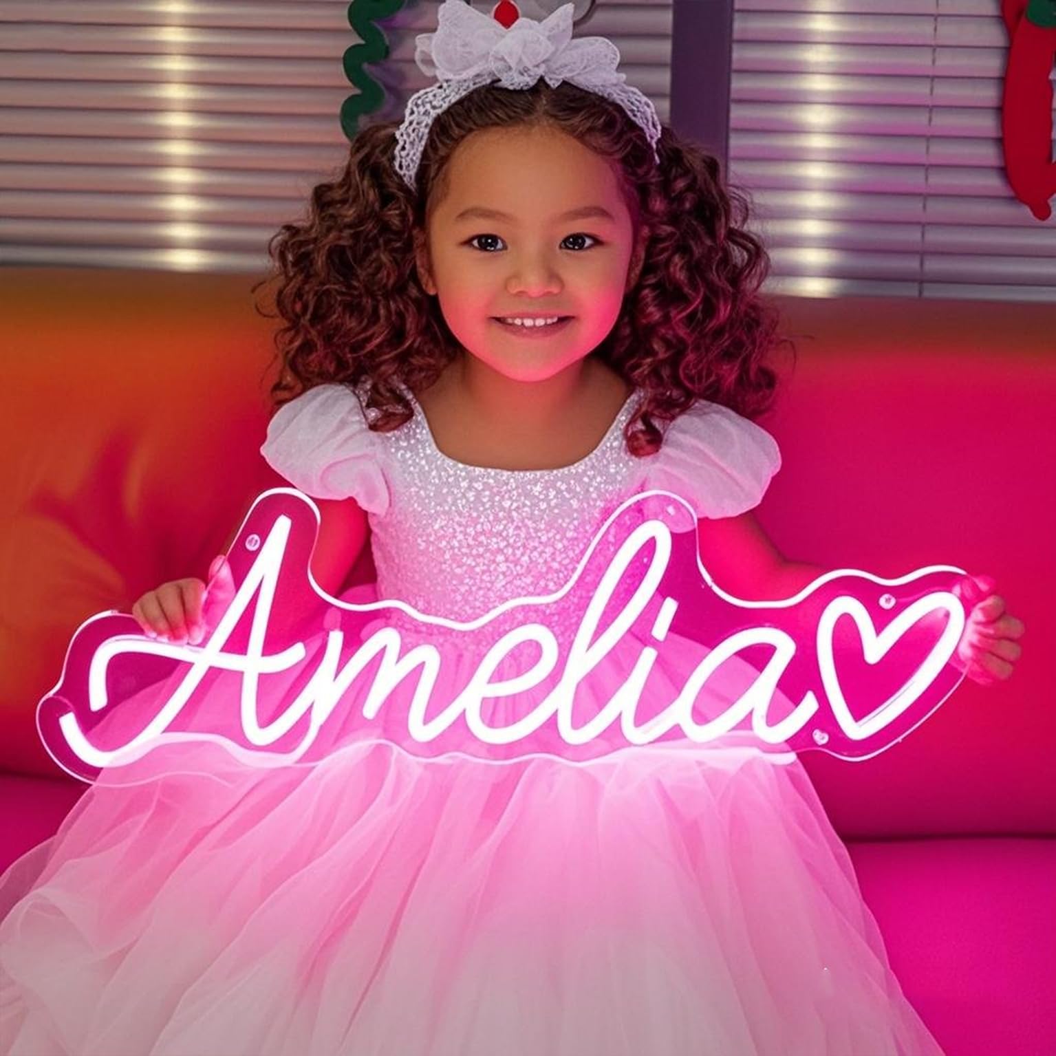 Custom Neon Signs, Custom LED Neon Light Sign Customizable for Wedding Birthday Gift Personalized Light Up Name Sign Suitable for Events Bar Salon Beauty Decor