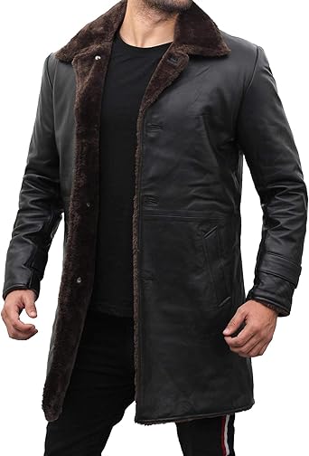 leather coat for winter