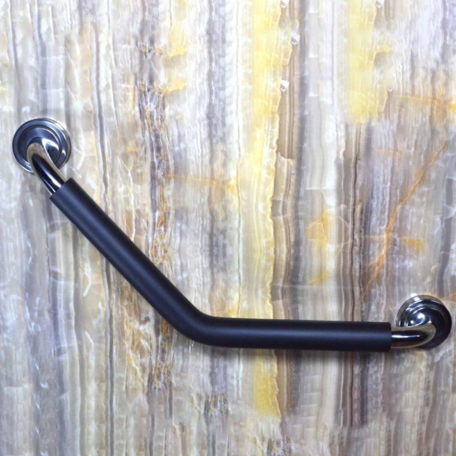 Barra De Apoyo Ergonómica Inclinada Antideslizante, De Acero Inoxidable, para Baño, Diseñada para Personas Mayores con Discapacidad.(40cm)
