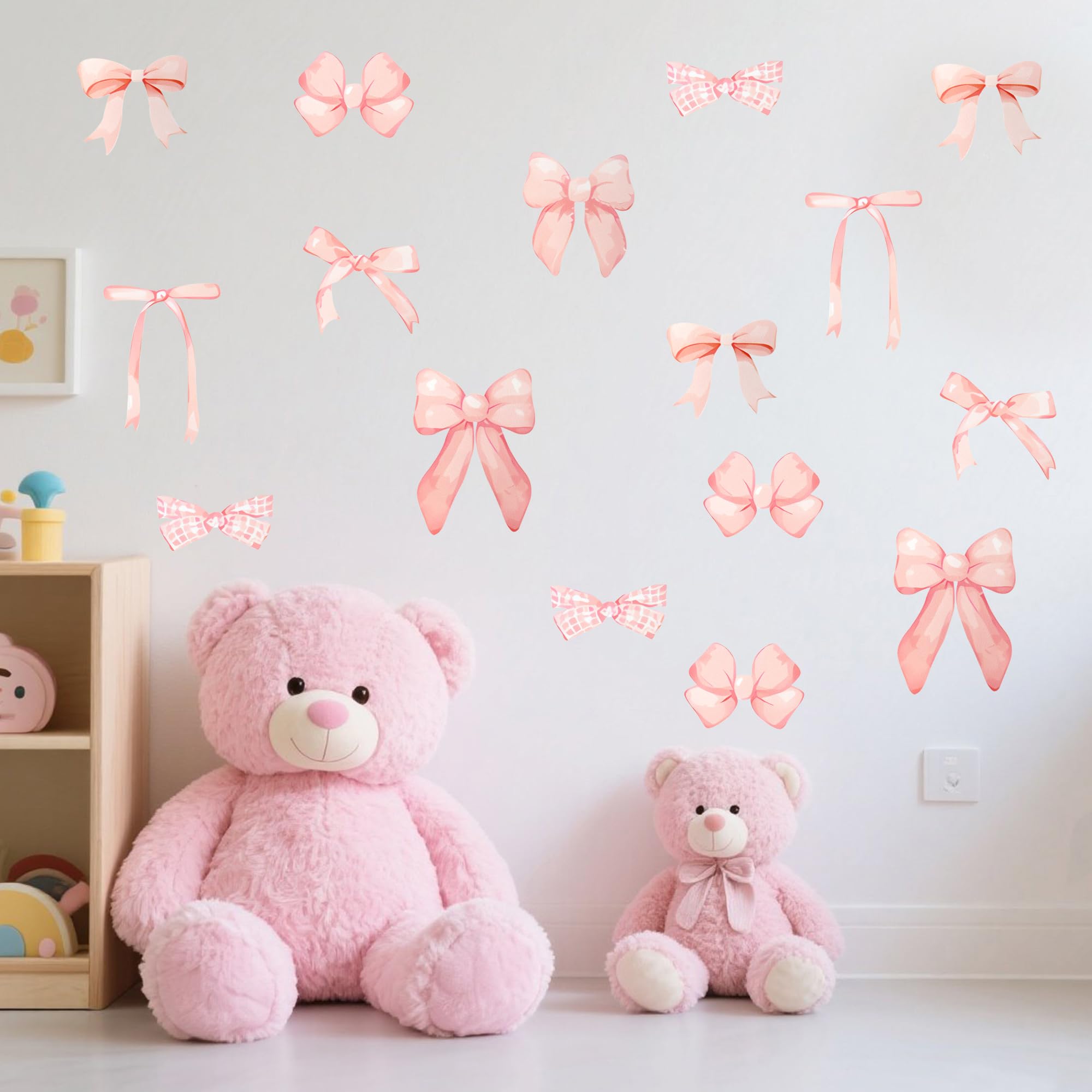 Papel tapiz de lazo claro adhesivo para decorar dormitorios infantiles sin dañar la pintura