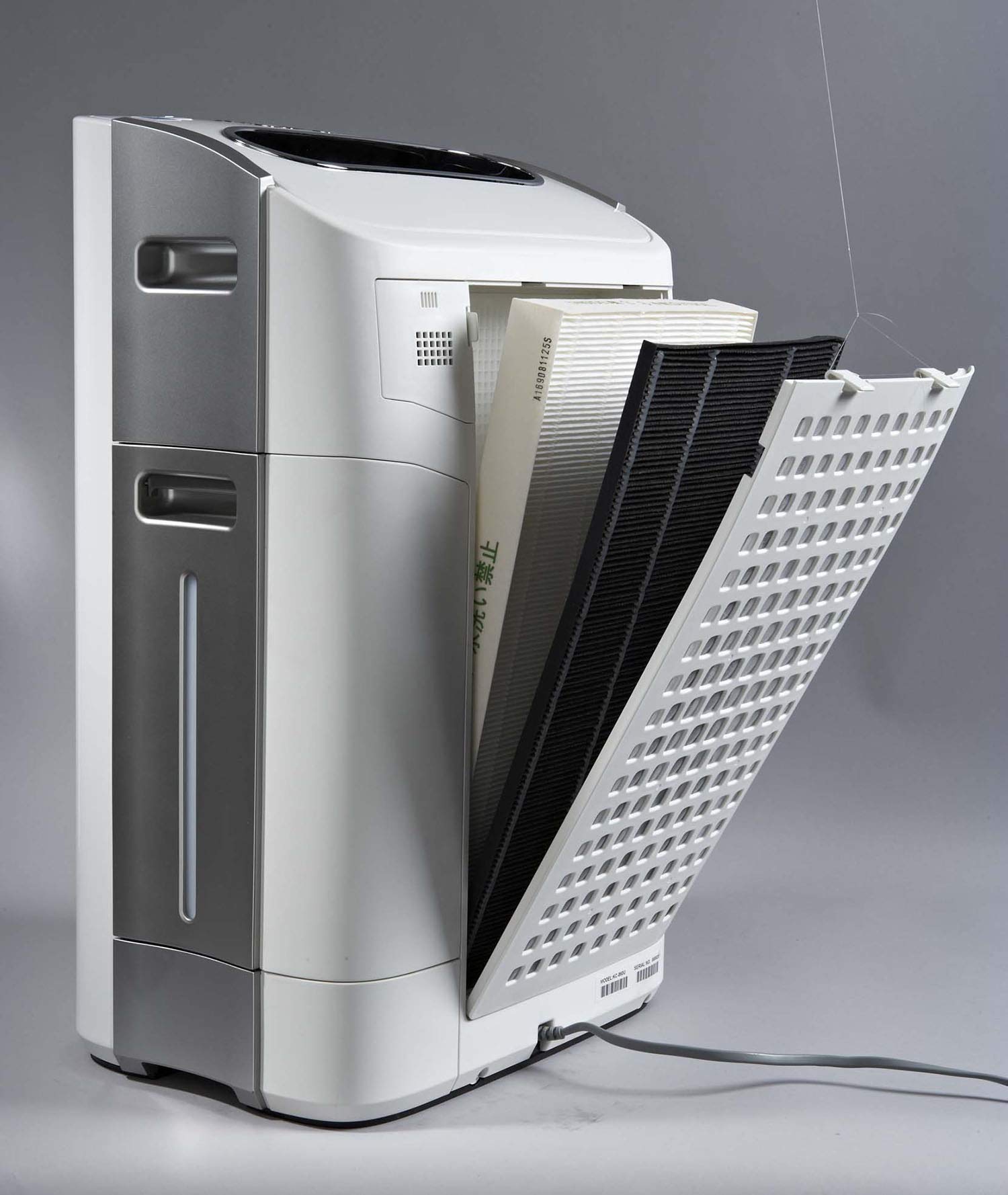 Sharp KC860U Plasmacluster Triple Action Air Purifier Humidifier, 341