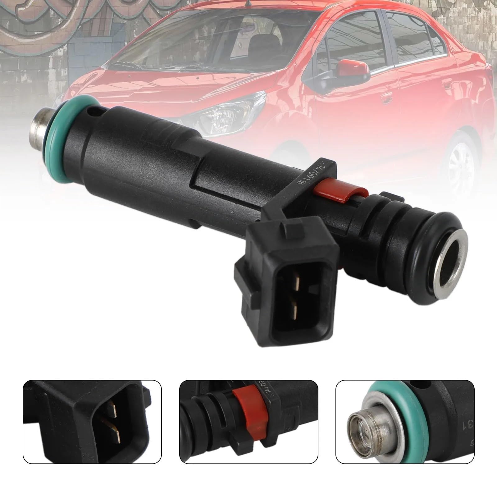 Wtryskiwacz paliwa samochodowego 1 sztuka wtryskiwacz paliwa 96800843 dla Chevrolet Spark 2011-2015 1.2L L4 INJ675 akcesoria samochodowe części zamienne