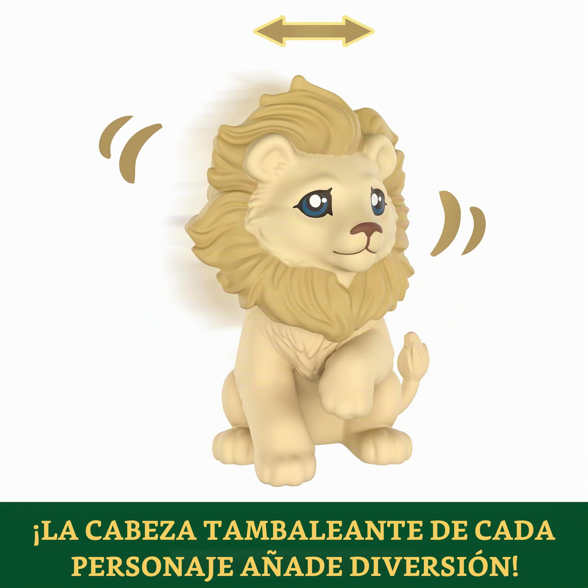 Mattel Universal Pictures Wicked: for Good Oz Story Set 5 muñecas pequeñas con looks distintivos, 1 amigo animal y 5 accesorios de narración de historias