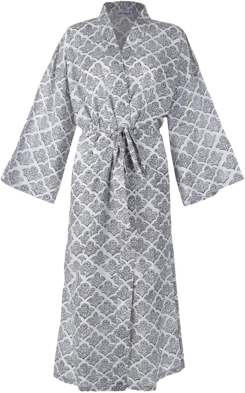 Cotton dressing gown summer Clearance