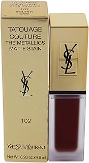 Yves Saint Laurent Tatouage Couture The Metallics Lip Gloss - 102 Iron Pink Spi Women Lip Gloss 0.2 oz