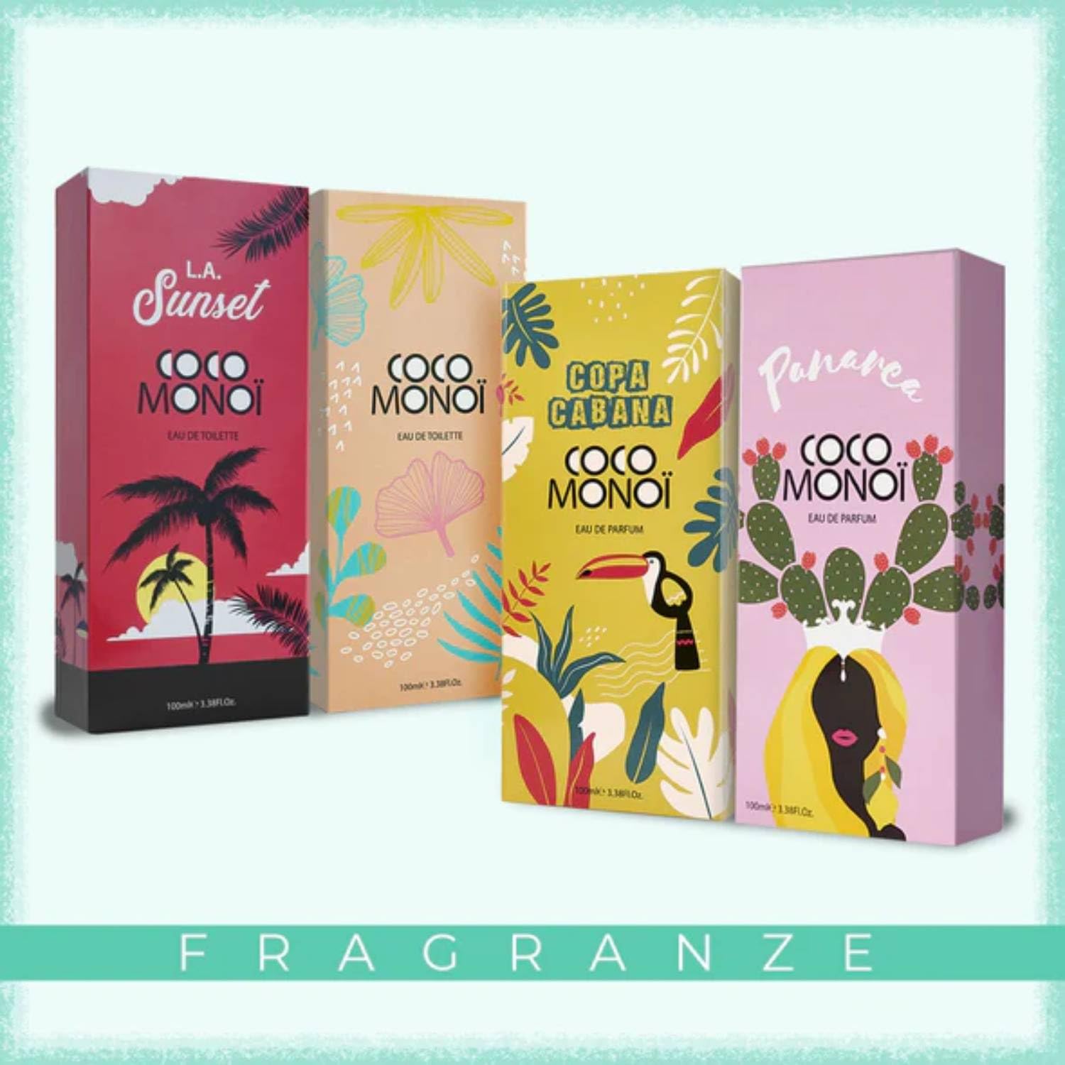 Copa Cabana - Profumo Donna Eau de Parfum Spray 100 ml | Fragranza Estiva, Esotica e Sensuale | Lunga Durata, Con Olio Multifunzione in Omaggio, Formato Viaggio 30 Ml