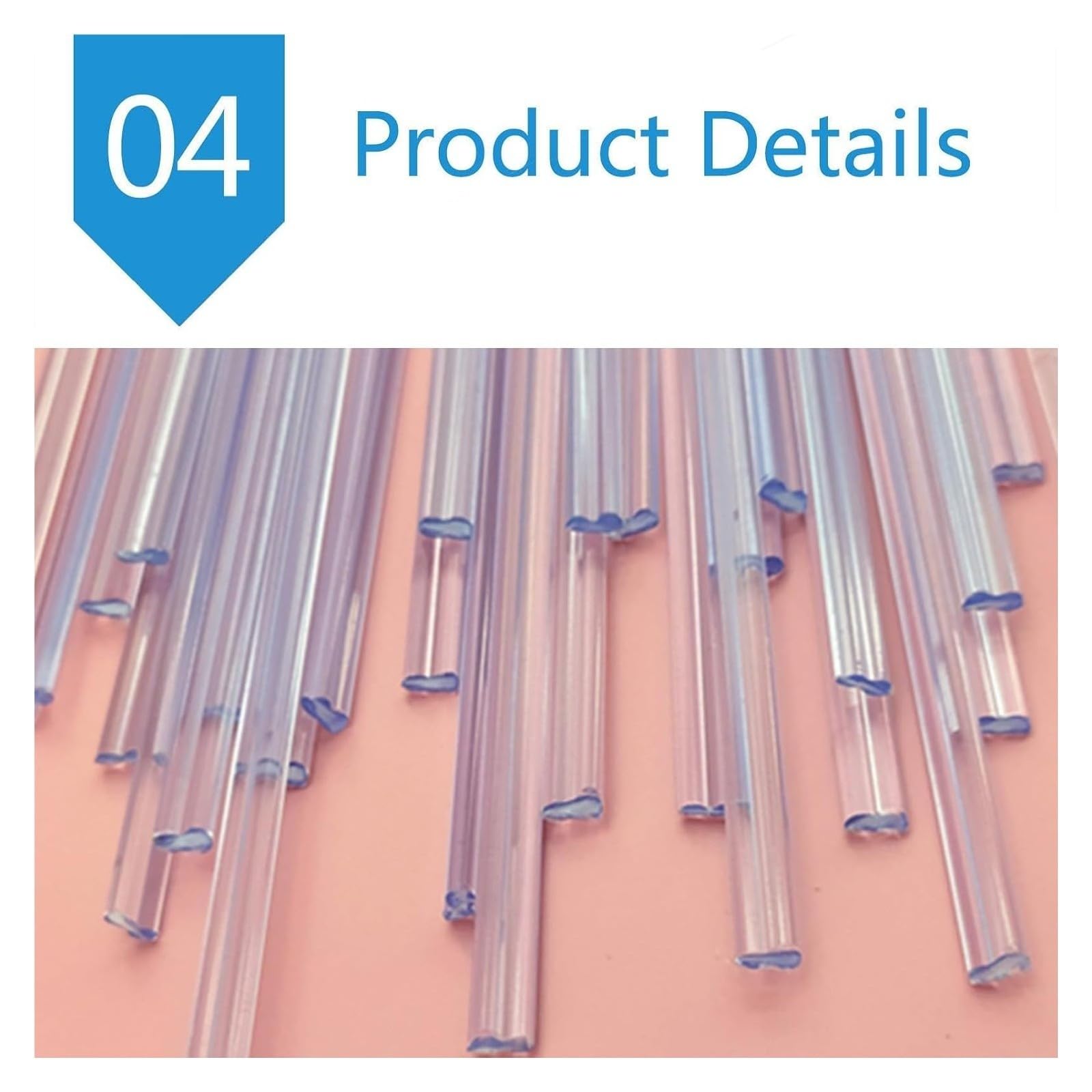 Kunststoff Schweißen Stangen Schweißer Sticks Transparente Schweißstäbe für industrielle Rohrschweißen , Verschiedene Materialspezifikationen(Upvc,2,5kg)