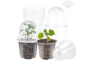 JOPY 4 Inch Nursery Pots with Humidity Dome - Essential for Plant Propagation