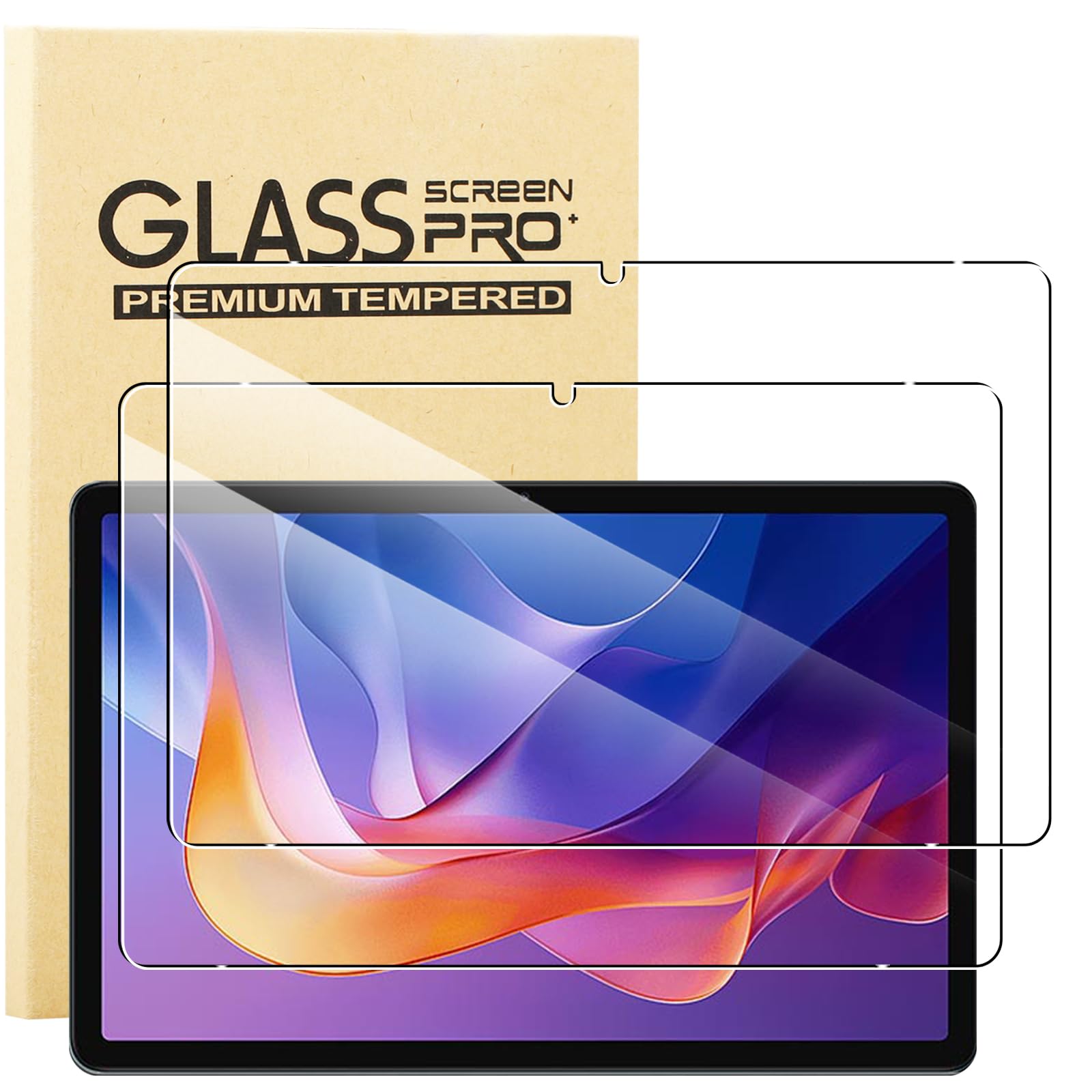 MEMELOKA Vetro Temperato per Honor Pad X9, 2 Pezzi Durezza 9H