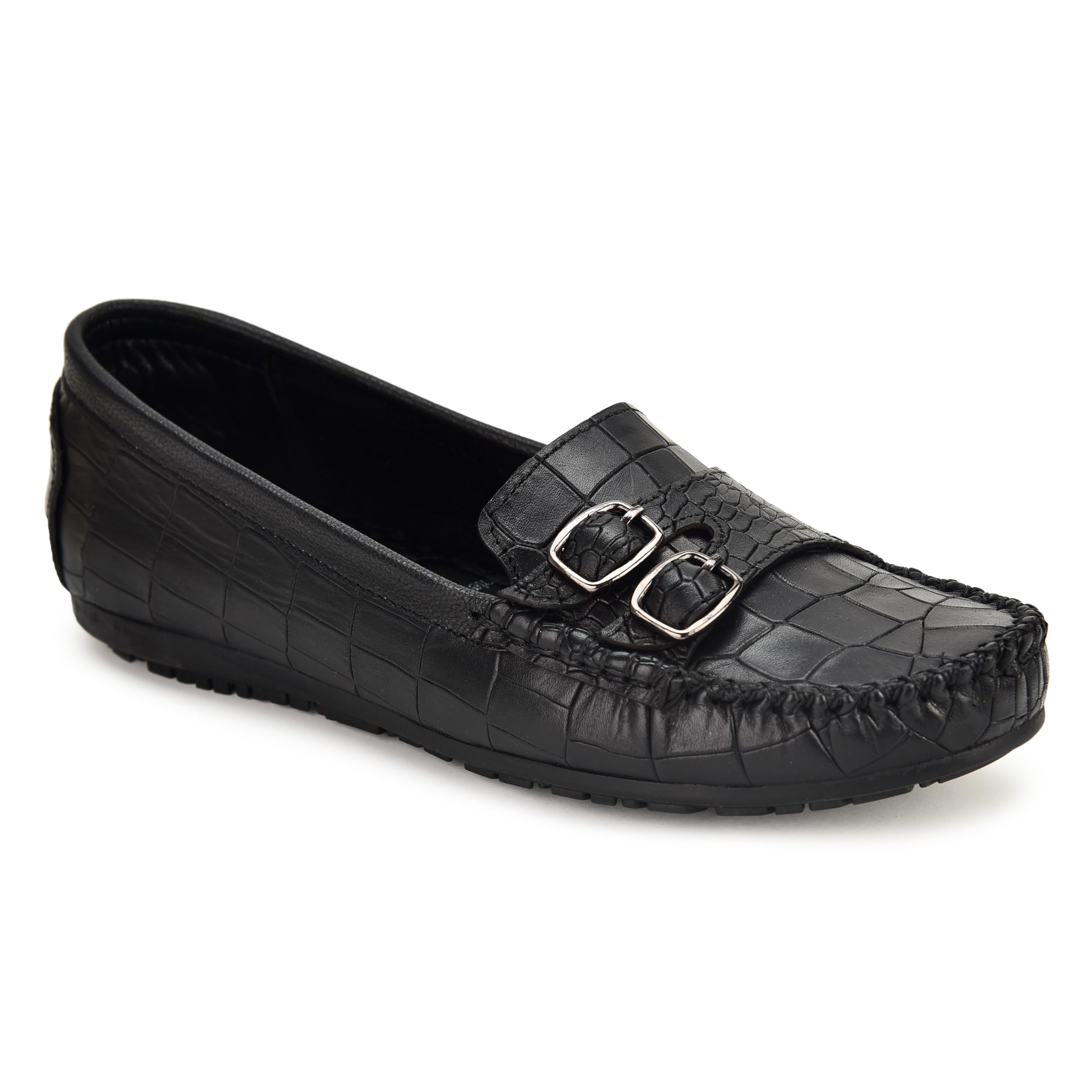 zoom shoes W7281 Women's Genuine Leather Slip-On Loafers | Stylish, Comfortable, Lightweight & Flexible Casual Shoes for All-Day Wear-picture-15