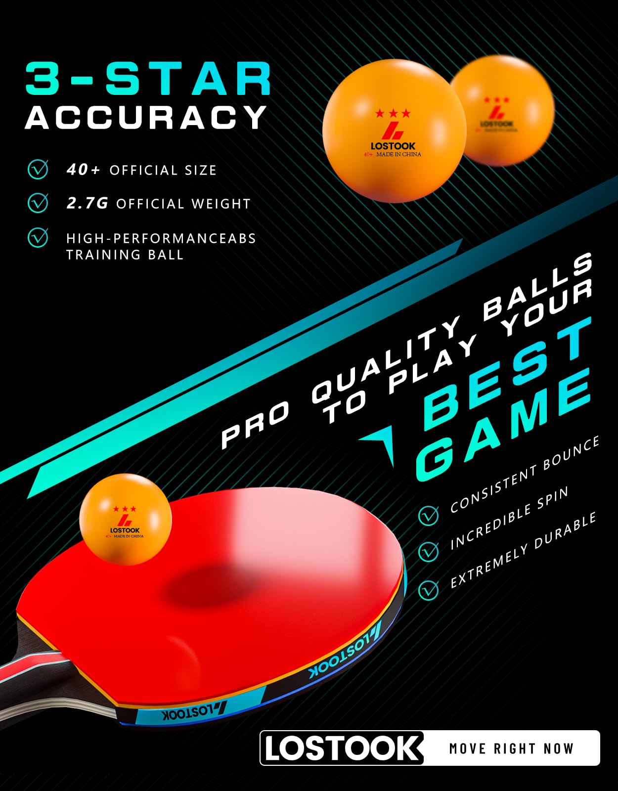 Juego de 4 palas de ping pong profesionales con raquetas de tenis de mesa y 3 pelotas de estrella, red de mesa de ping pong portátil con abrazaderas para cualquier mesa, juegos de hogar y 9