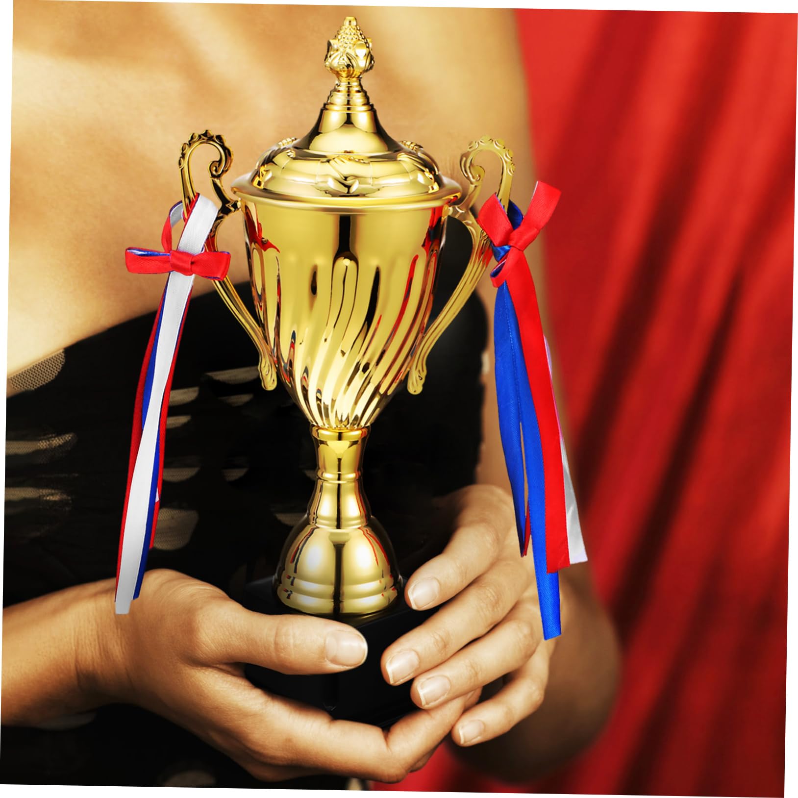 CLISPEED Gran Trofeo de Metal para Competiciones y Celebraciones
