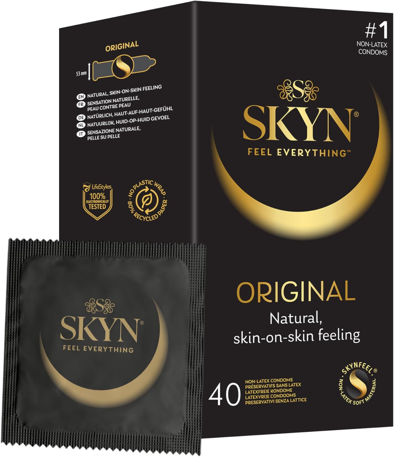 Skyn Original Condoms, 40 Pieces